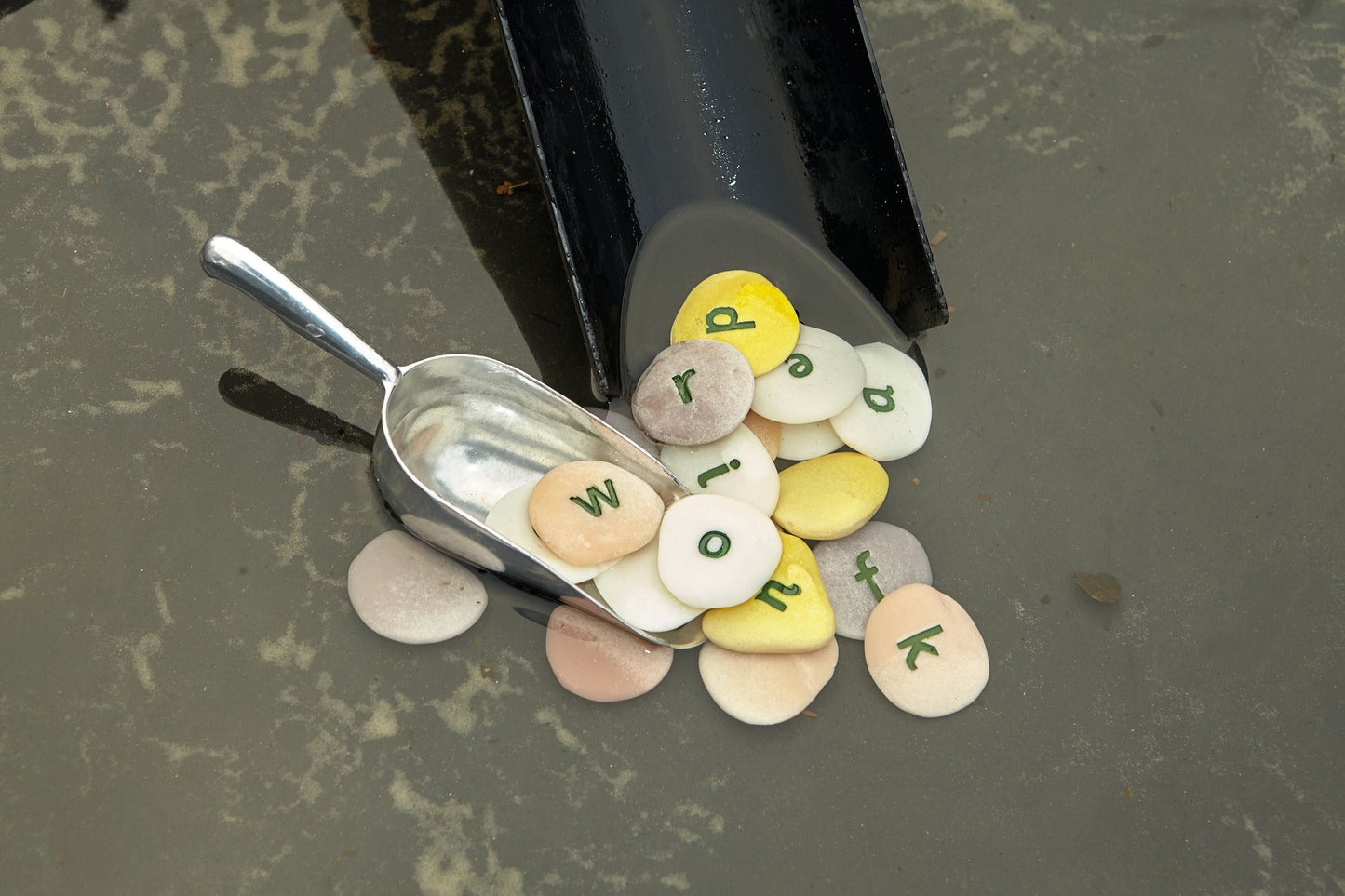 Lowercase alphabet pebble - 2