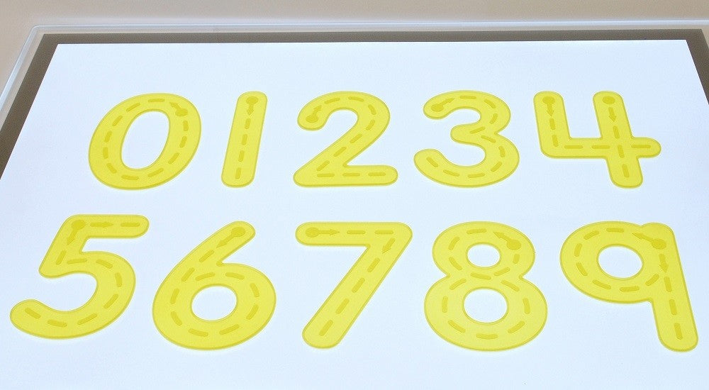 Silishapes® trace numbers yellow pk10 - 0