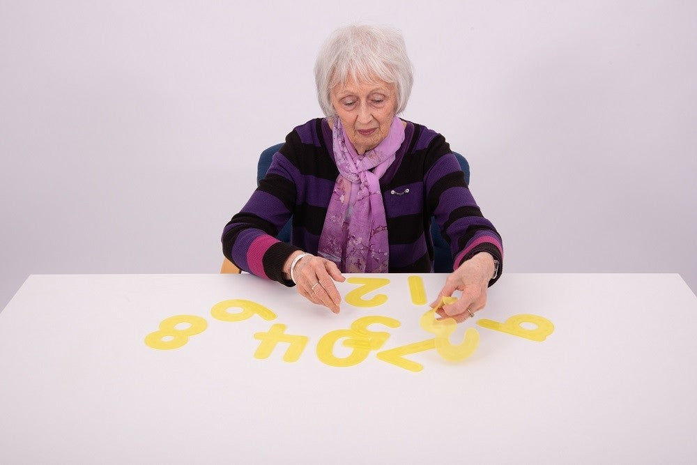 Silishapes® trace numbers yellow pk10 - 3