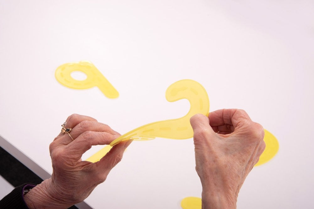 Silishapes® trace numbers yellow pk10 - 4