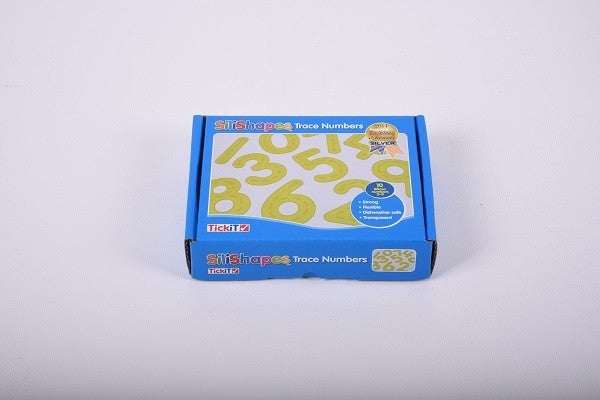 Silishapes® trace numbers yellow pk10 - 5