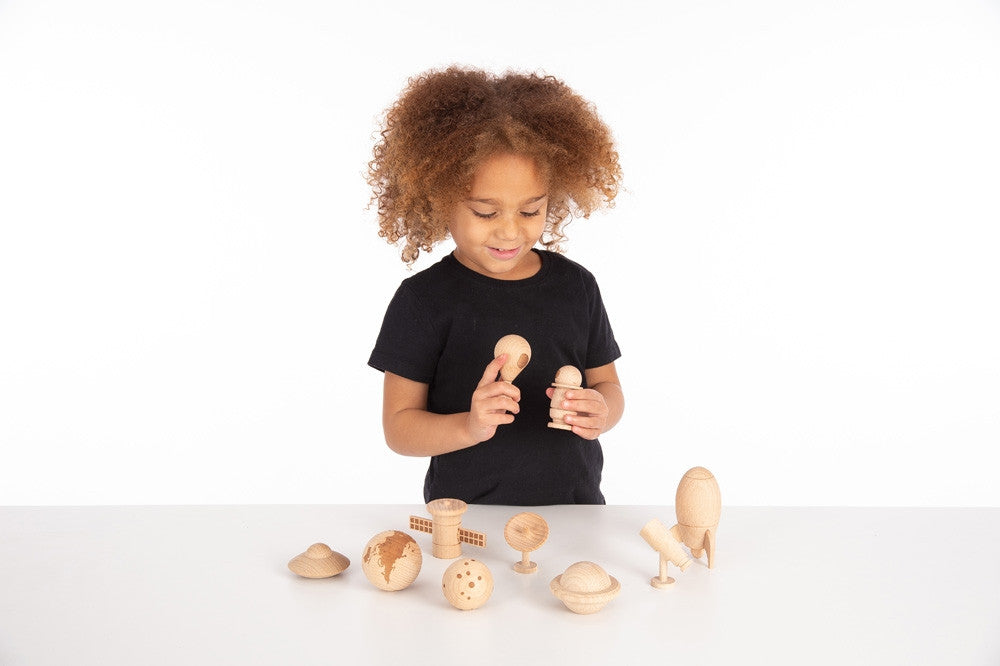 Wooden Space Adventure | Learning and Exploring Through Play
