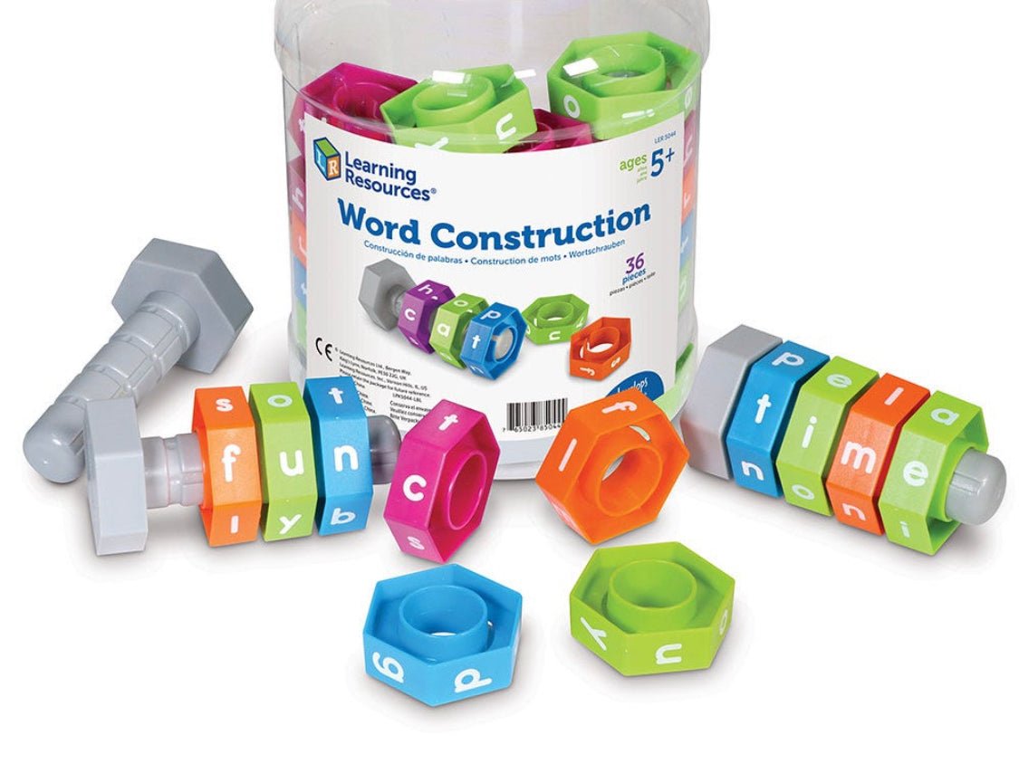 Word Construction Bolts | Learning and Exploring Through Play