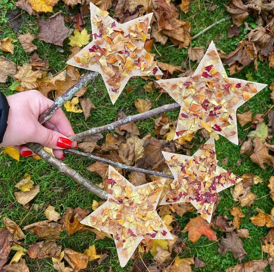 Confetti Leaf Wands