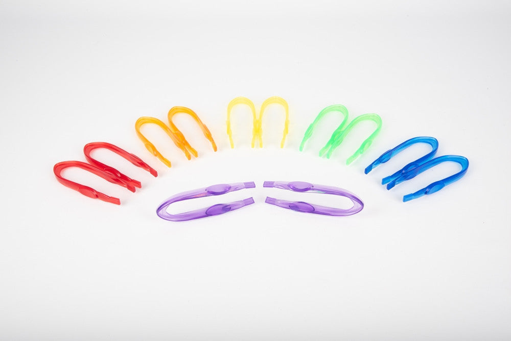 Translucent Colour Tweezers - Pk12 | Learning and Exploring Through Play