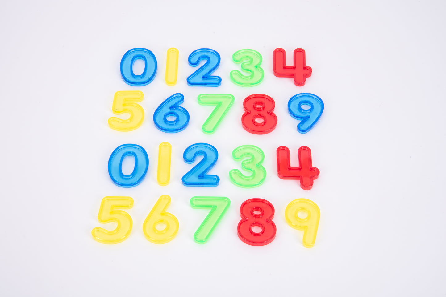 Translucent Colour Numbers