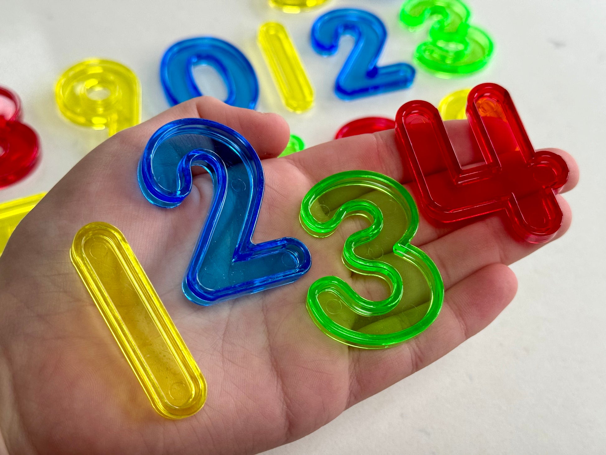 Translucent Colour Numbers