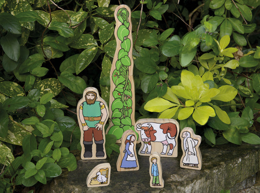 Jack and the Beanstalk Wooden Characters