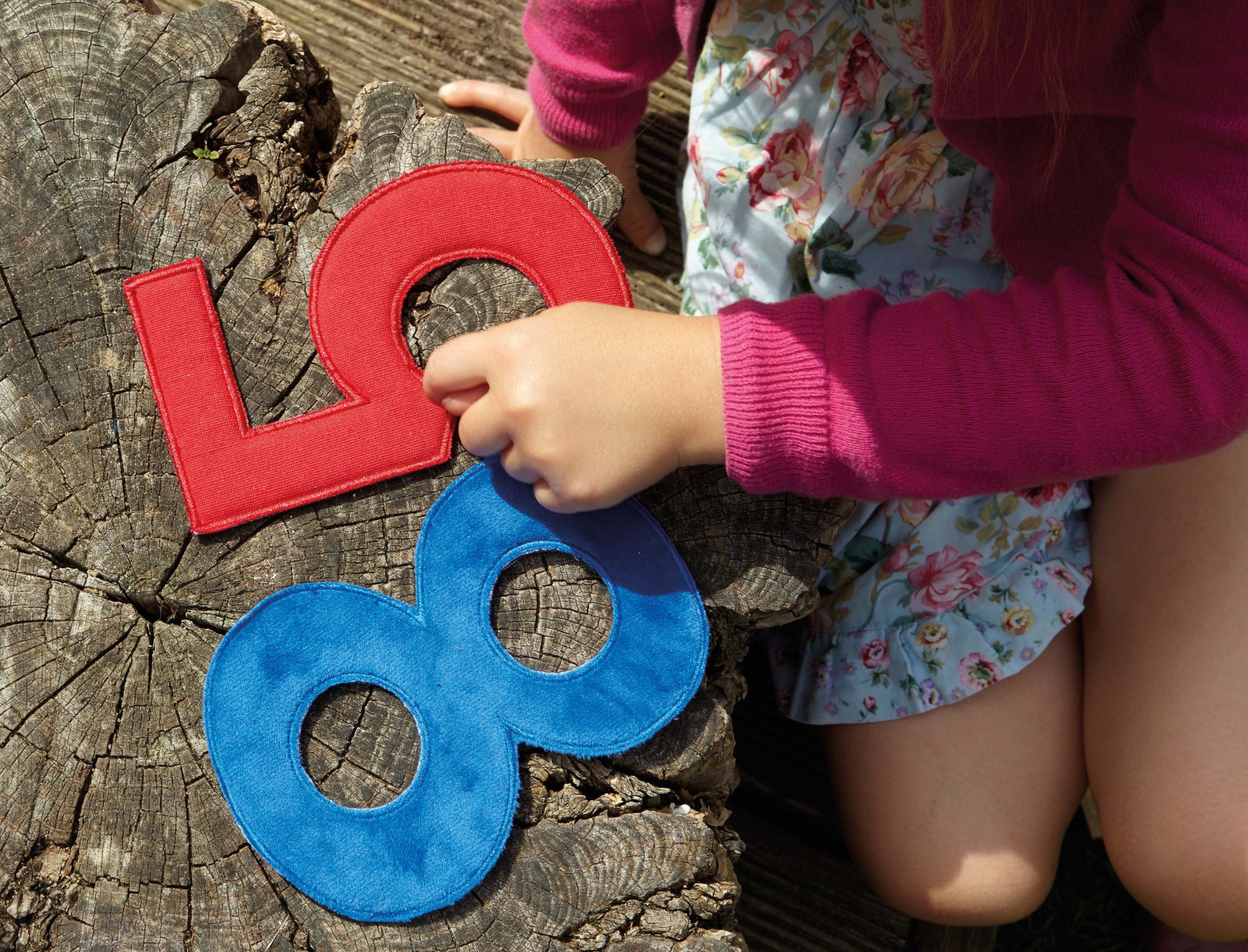 Feely Fabric Numbers | Learning and Exploring Through Play
