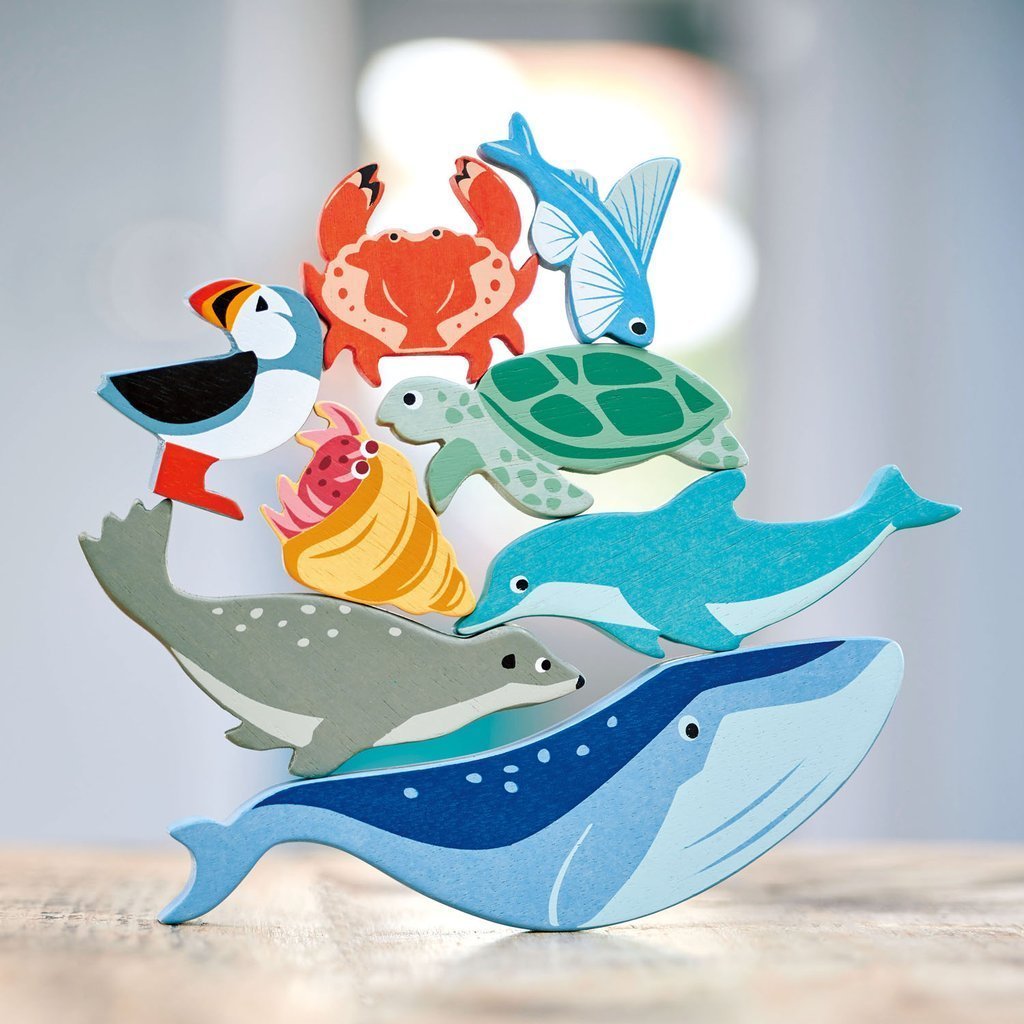 10 Coastal Creatures with Display Unit | Learning and Exploring Through Play