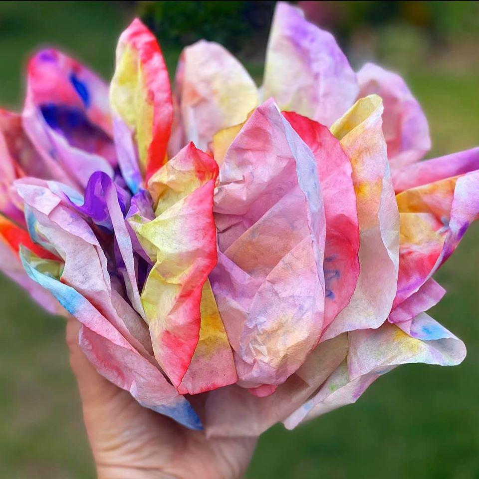 10 x Coffee Filter Craft Paper | Learning and Exploring Through Play