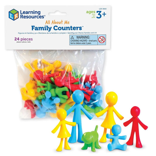 All About Me Family Counters Bag of 24 | Learning and Exploring Through Play