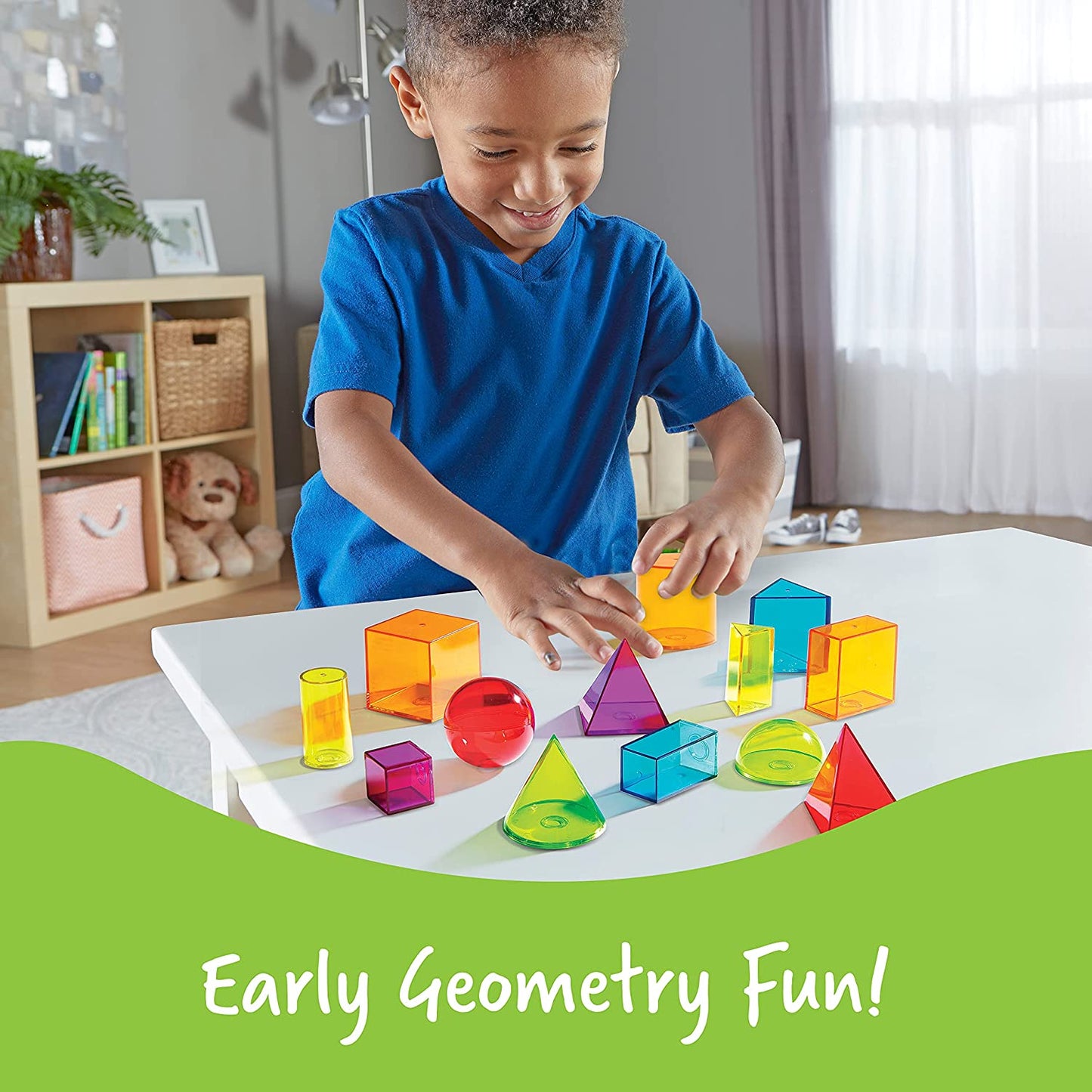 Geometric Solids (Set of 14) | Learning and Exploring Through Play