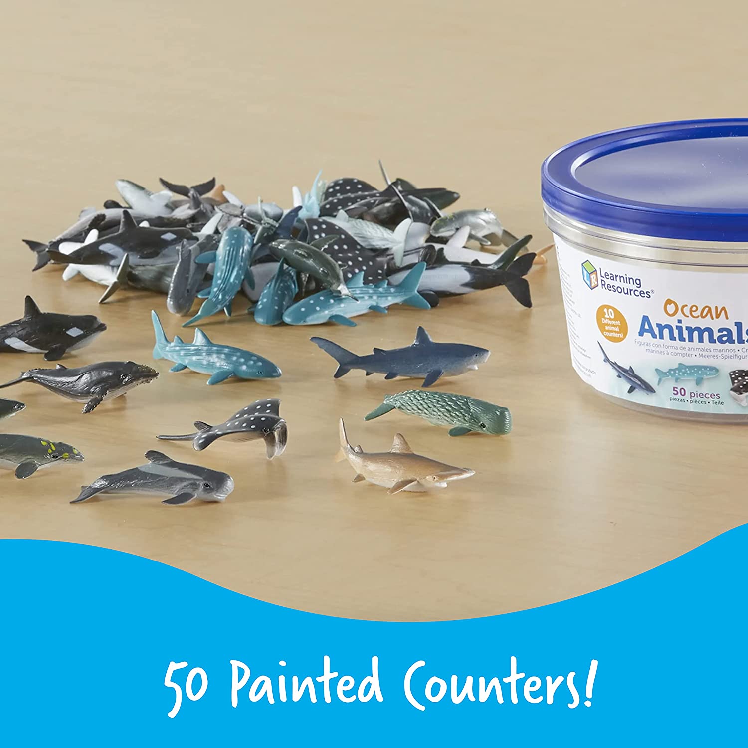 Ocean Counters (Set Of 50) | Learning and Exploring Through Play