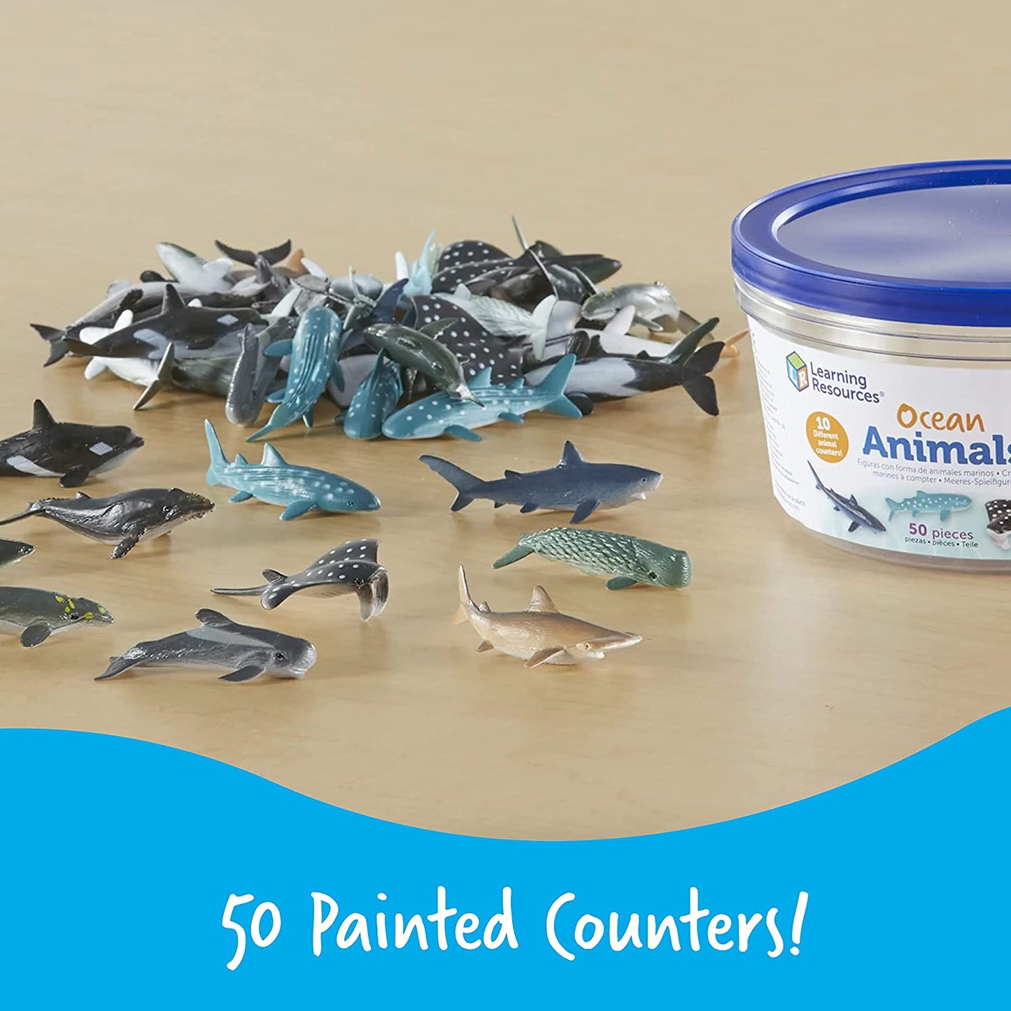 Ocean Counters (Set Of 50) | Learning and Exploring Through Play