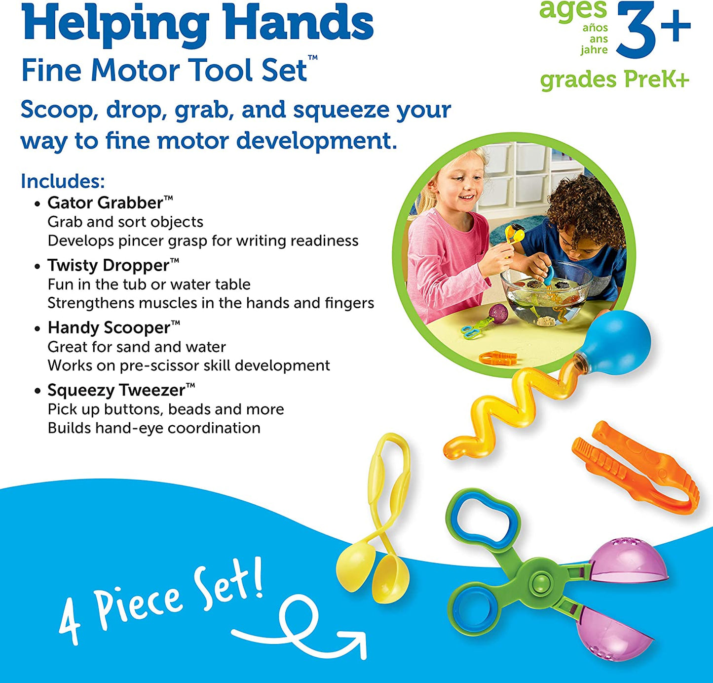 Helping Hands Fine Motor Tool Set | Learning and Exploring Through Play