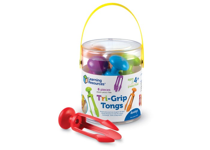 Tri Grip Tongs Set of 6 | Learning and Exploring Through Play