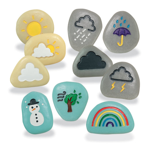 Weather Sensory Stones | Learning and Exploring Through Play