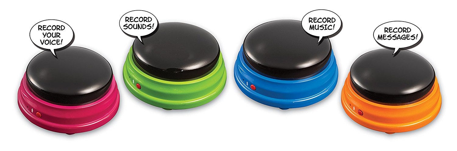 Recordable Answer Buzzers
