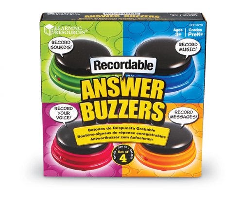 Recordable Answer Buzzers