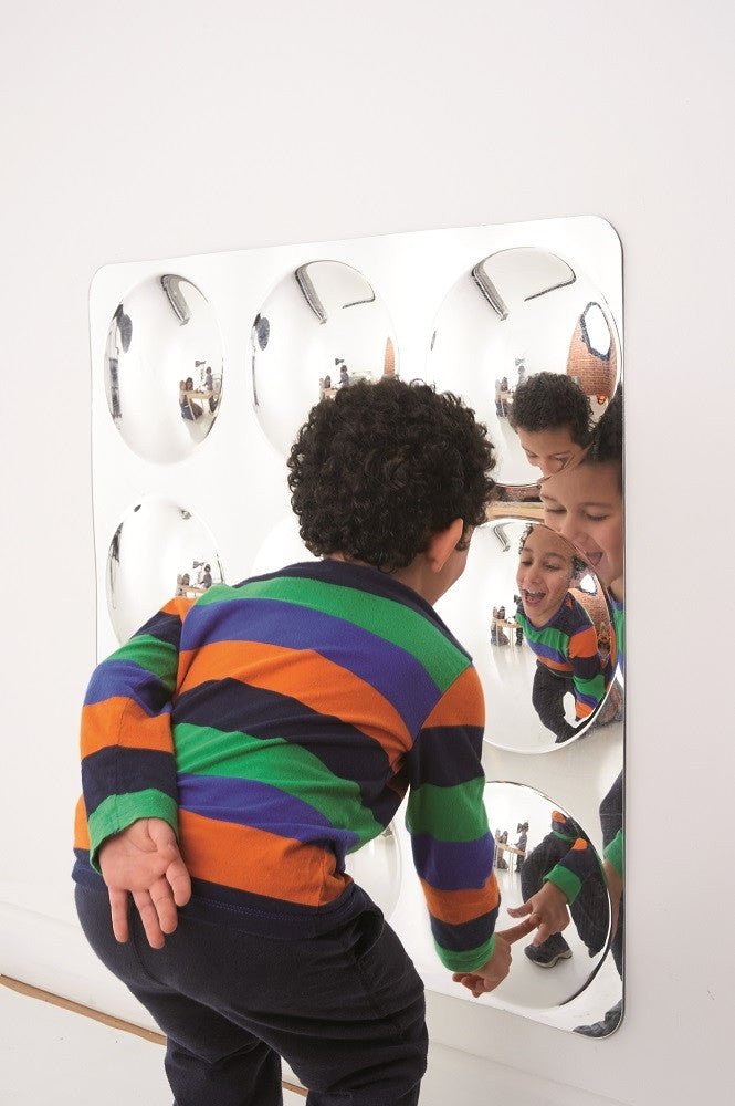 Giant 9-Domed Acrylic Mirror Panel - 780mm | Learning and Exploring Through Play