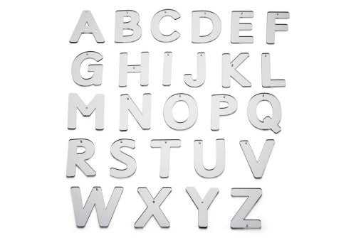 mirror letters uppercase set of 26 - 2