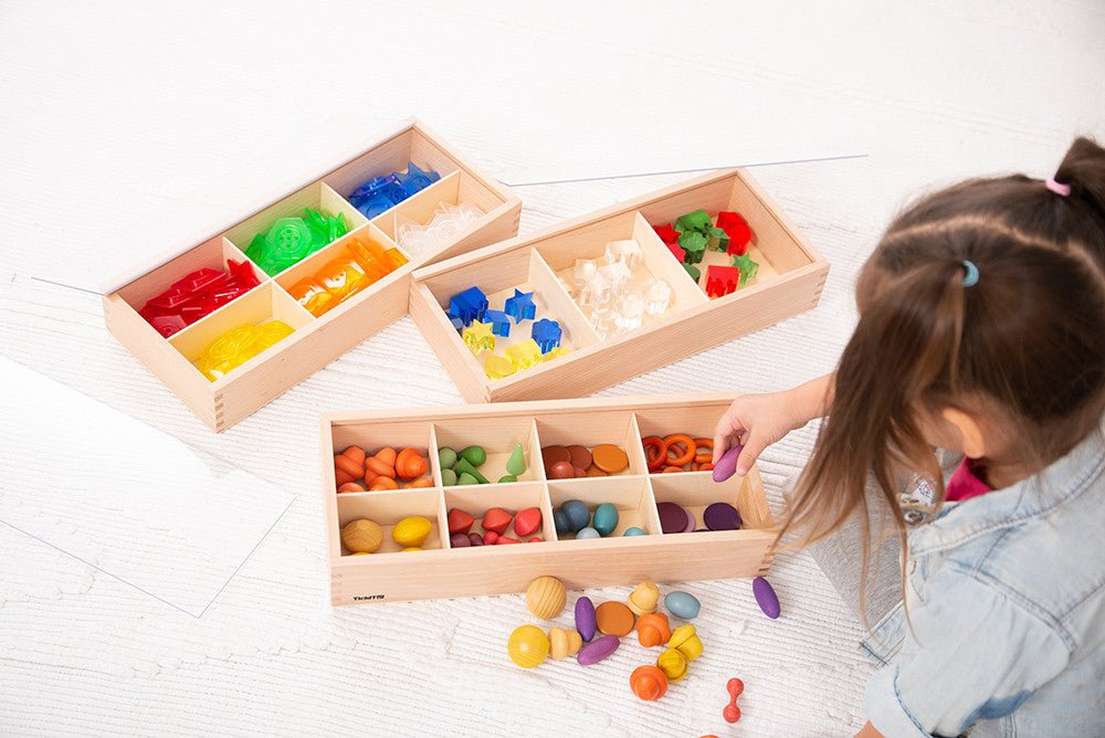 Wooden Discovery Boxes Set | Learning and Exploring Through Play