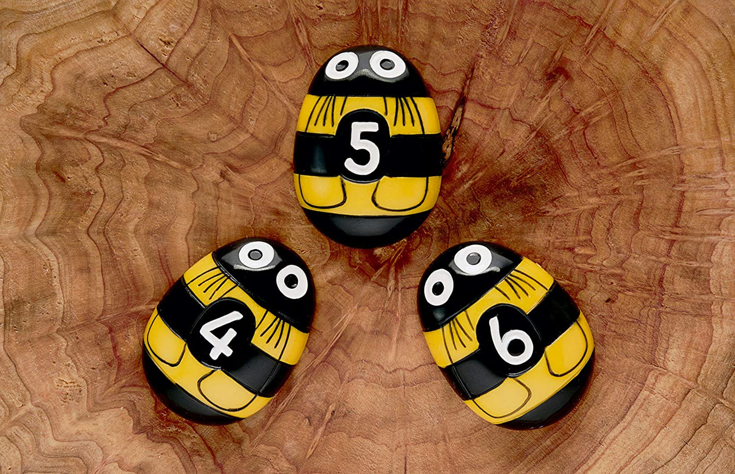 Bee Number Pebbles - 3