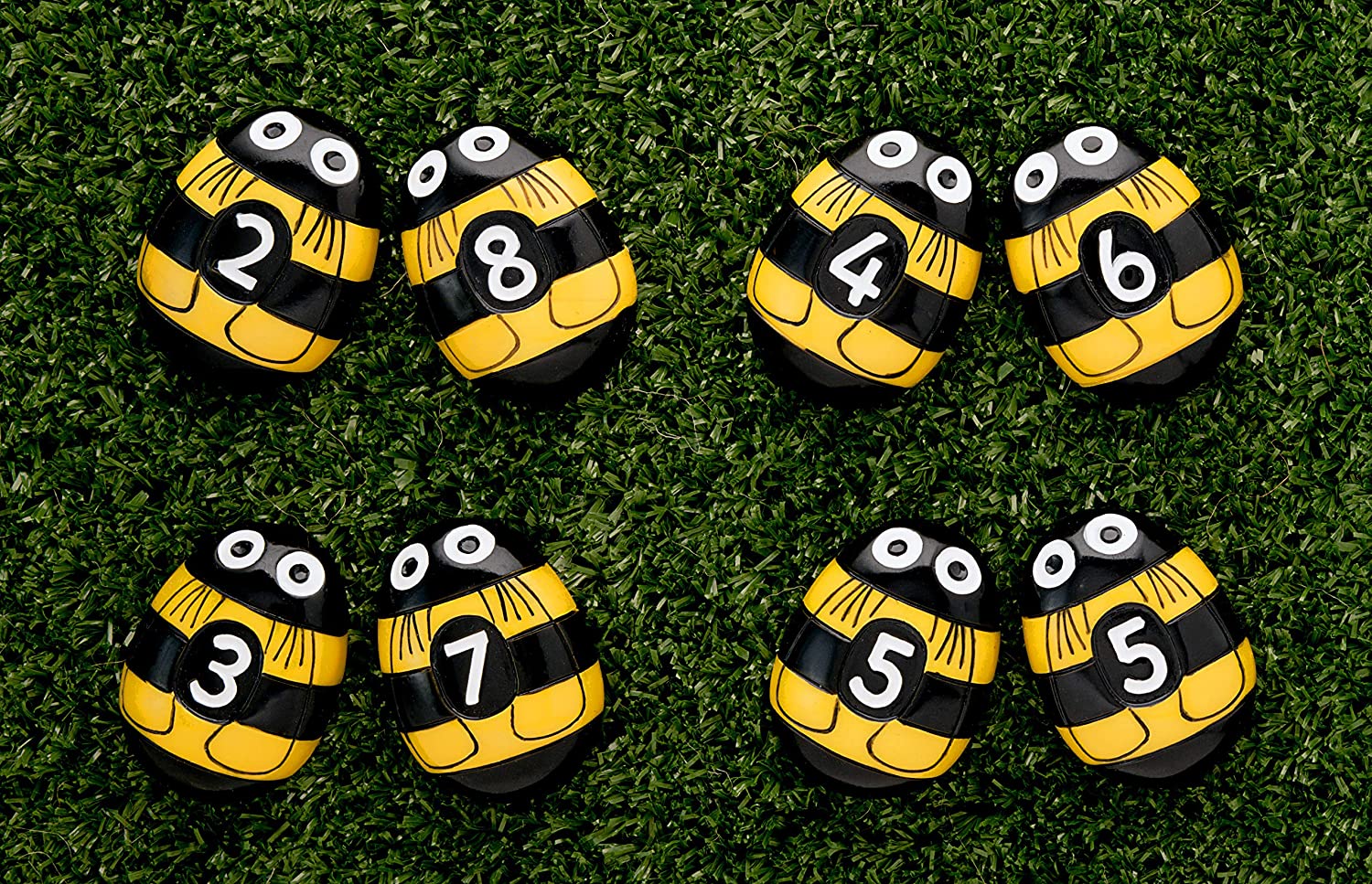 Bee Number Pebbles - 4