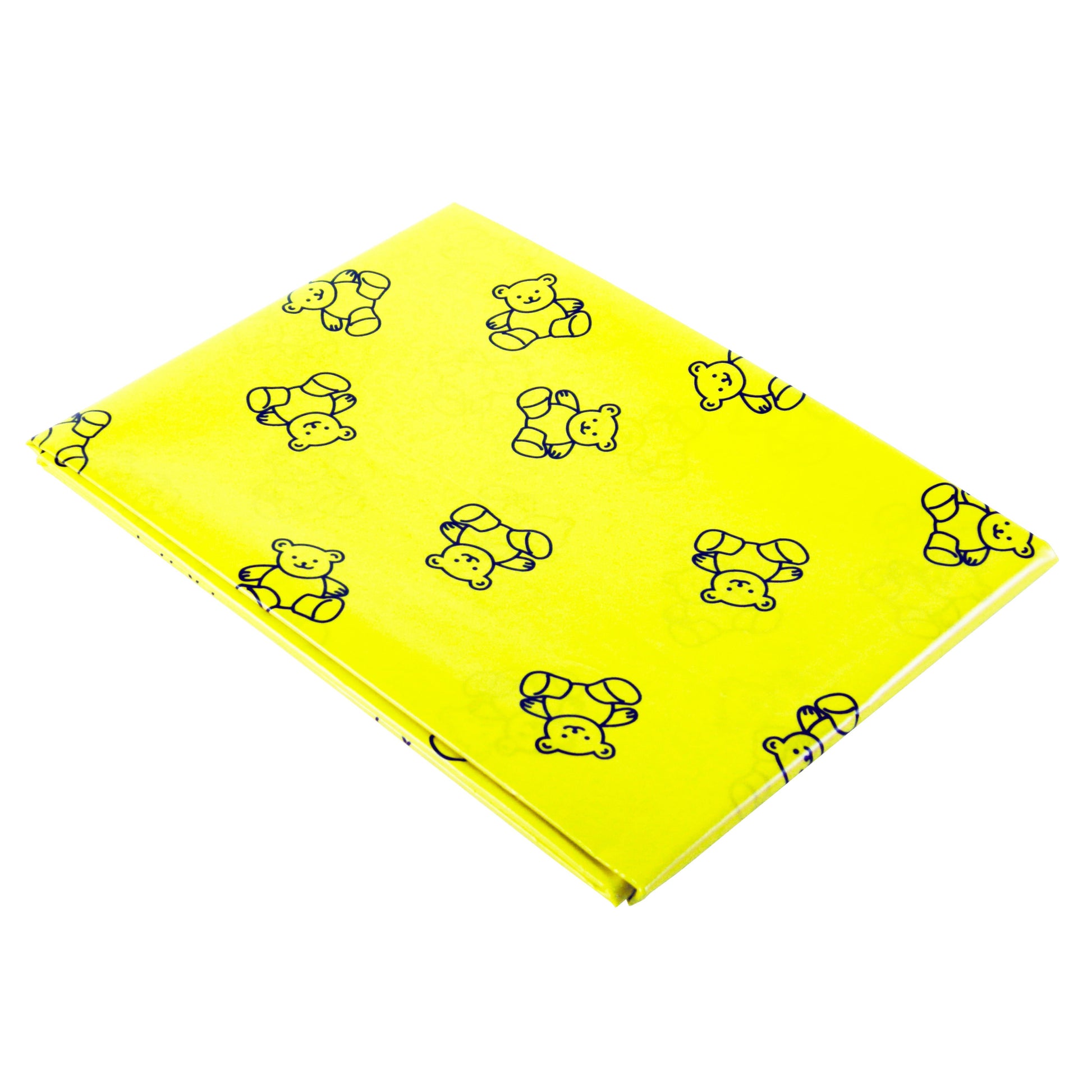 Yellow Teddy Splashmat Table Covering | Learning and Exploring Through Play