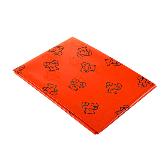 Red Teddy Splashmat Table Covering | Learning and Exploring Through Play