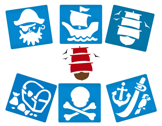 Pirate Stencils | Learning and Exploring Through Play