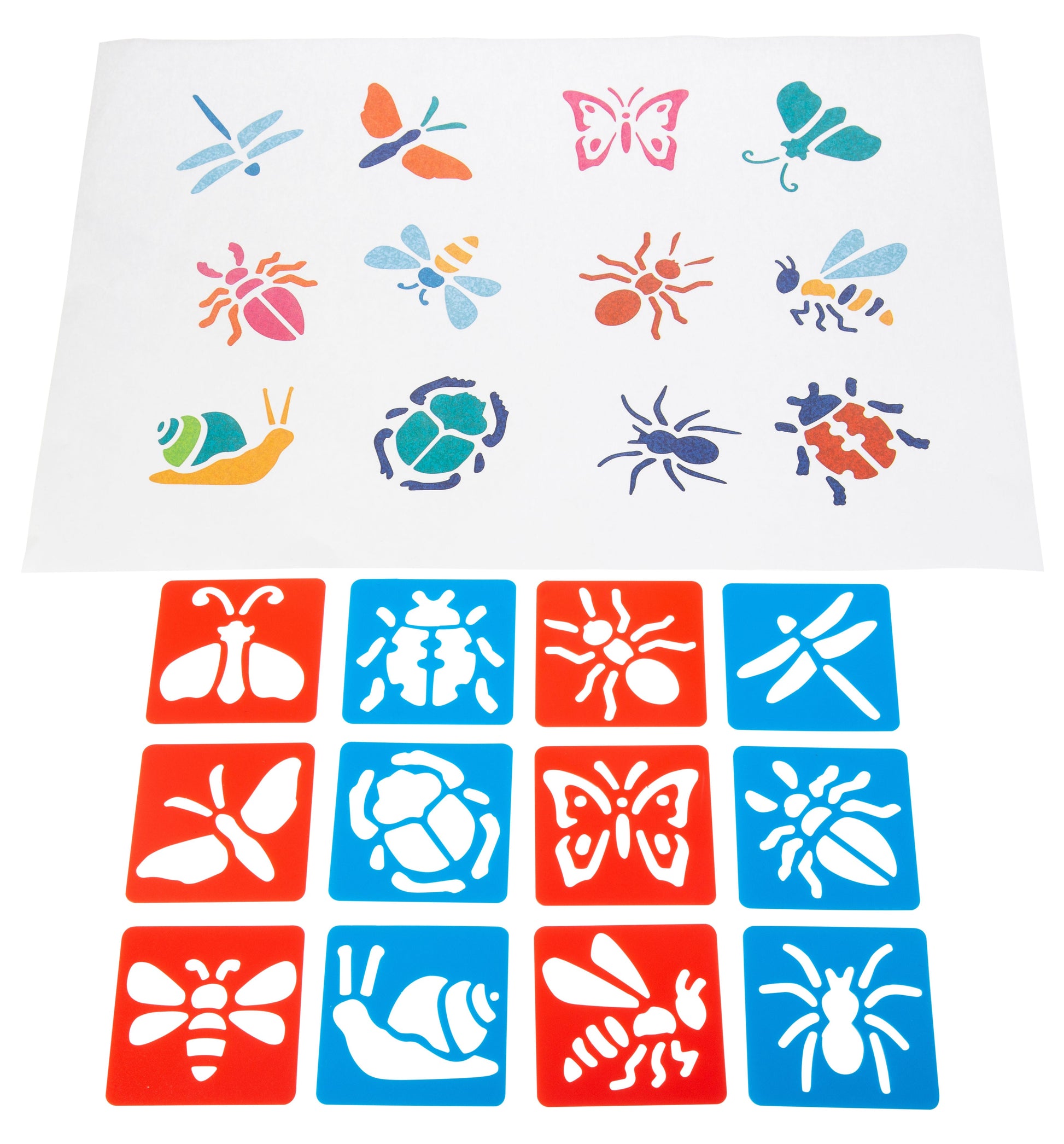 Minibeast Bug Small Stencils | Learning and Exploring Through Play