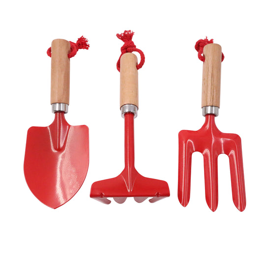 Gardening Tool Set Trowel, Fork and Rake | Learning and Exploring Through Play