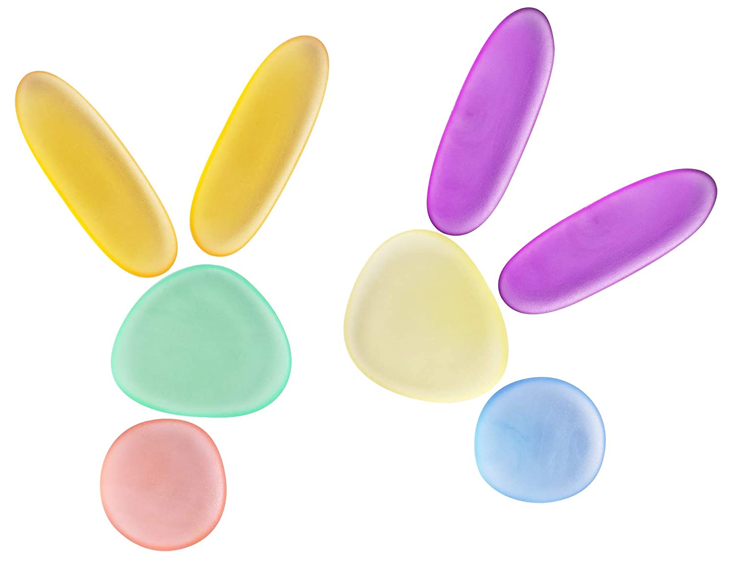 clear junior rainbow pebbles set of 36 - 1