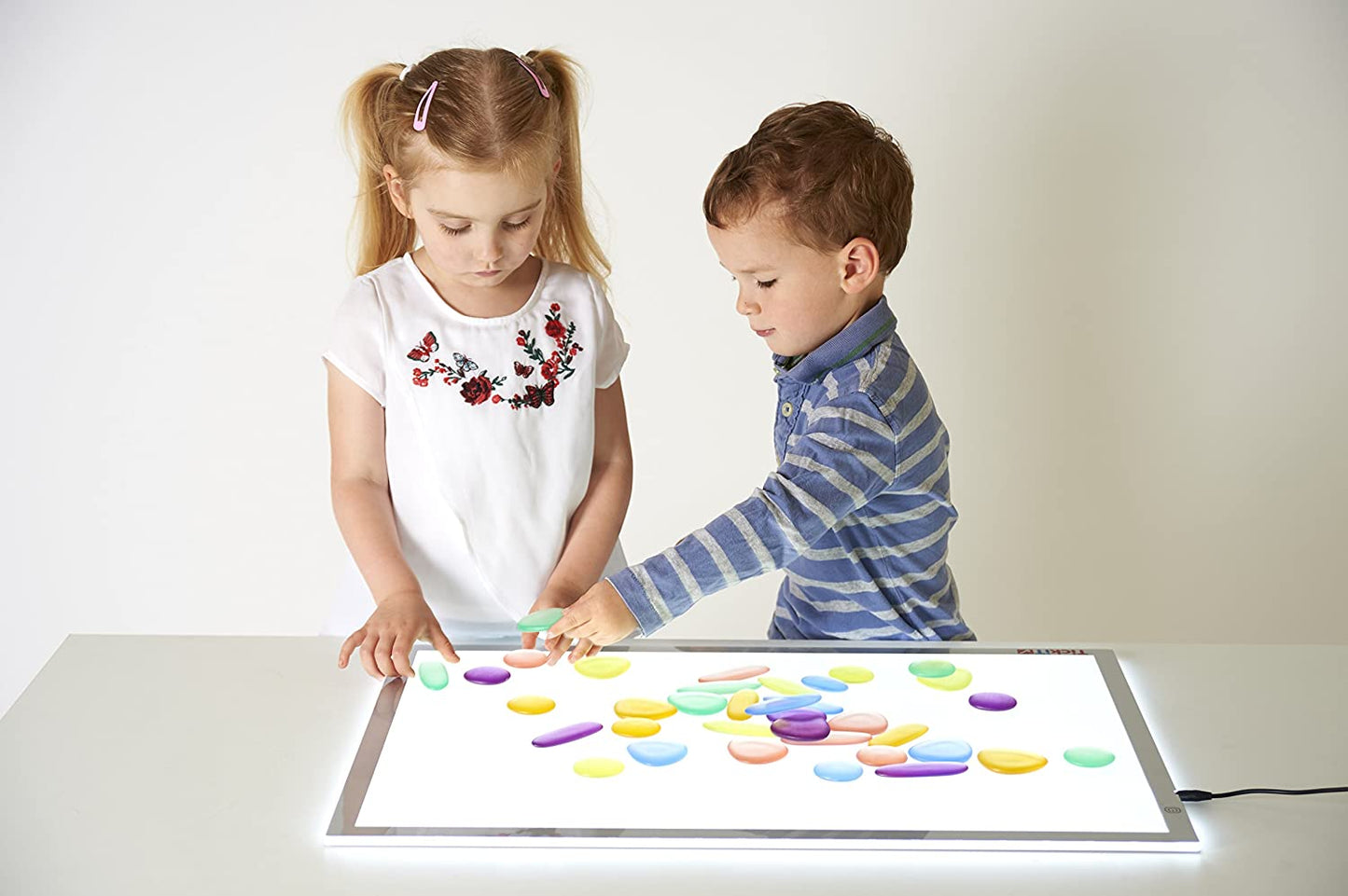 clear junior rainbow pebbles set of 36 - 4