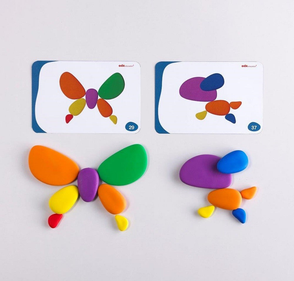 Rainbow Pebbles Set of 36 - 5