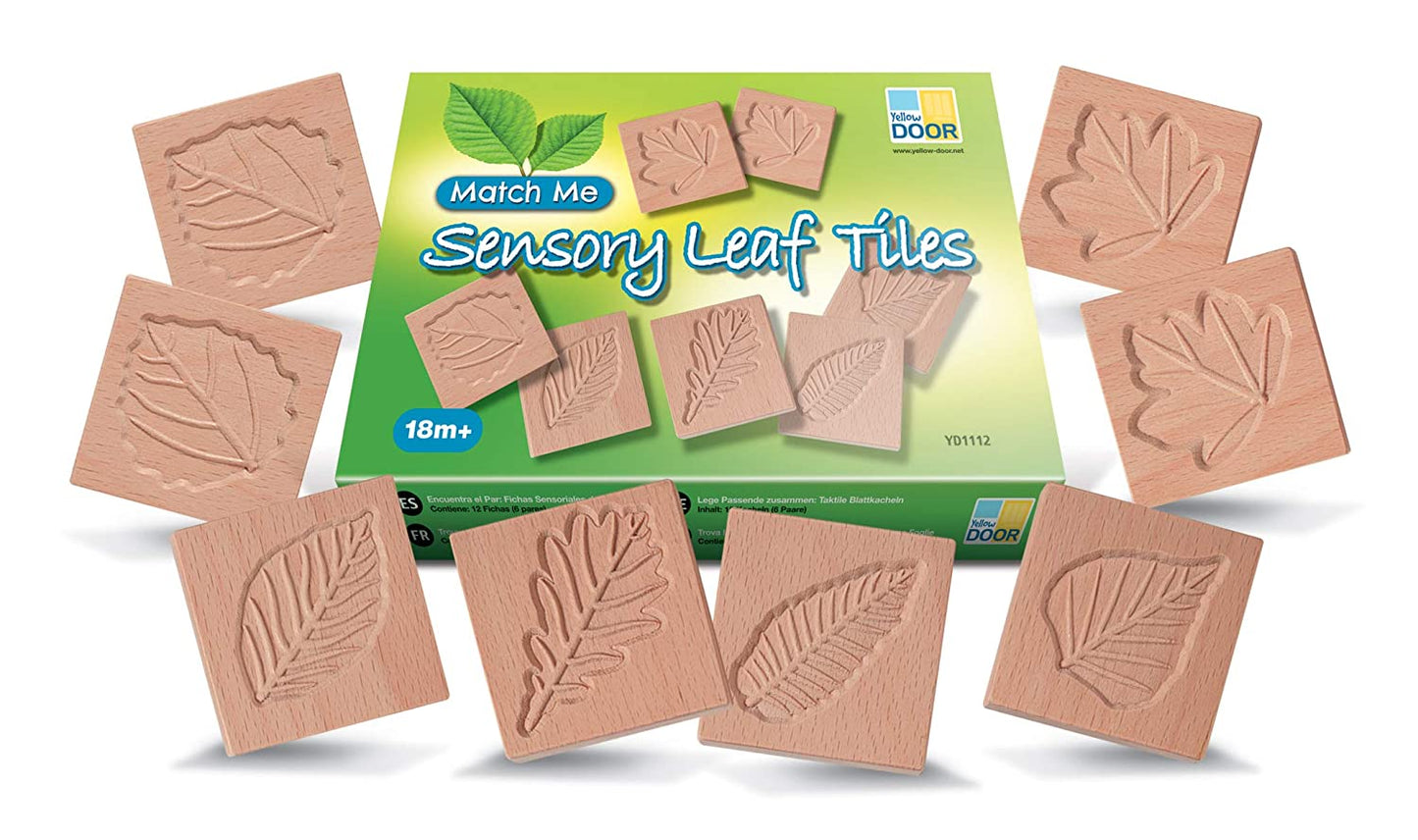 Wooden Leaf Tiles | Learning and Exploring Through Play