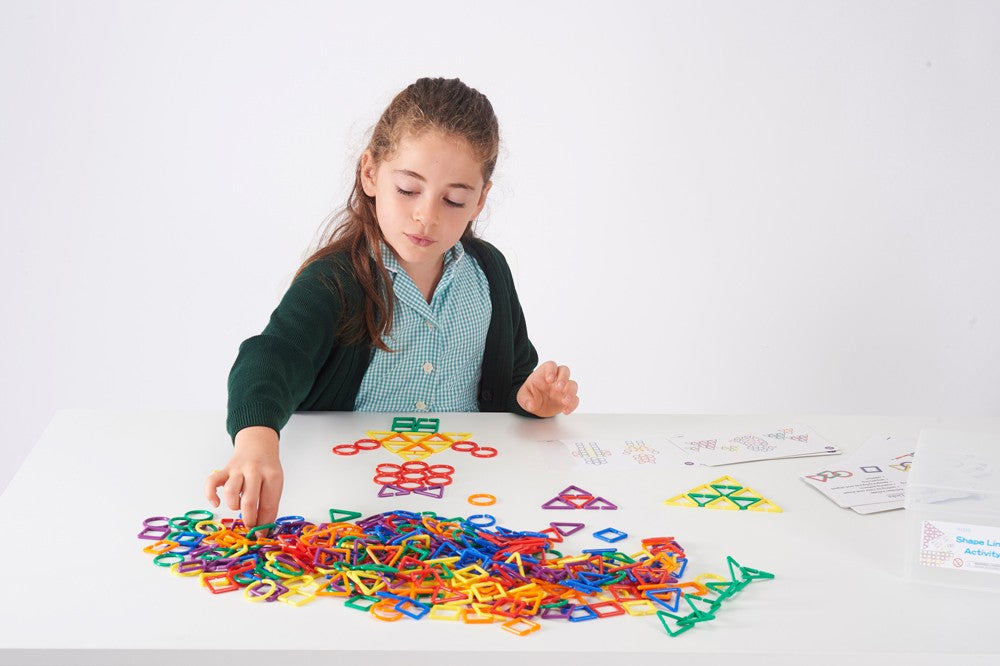 Shape links activity set. – Learning and Exploring Through Play
