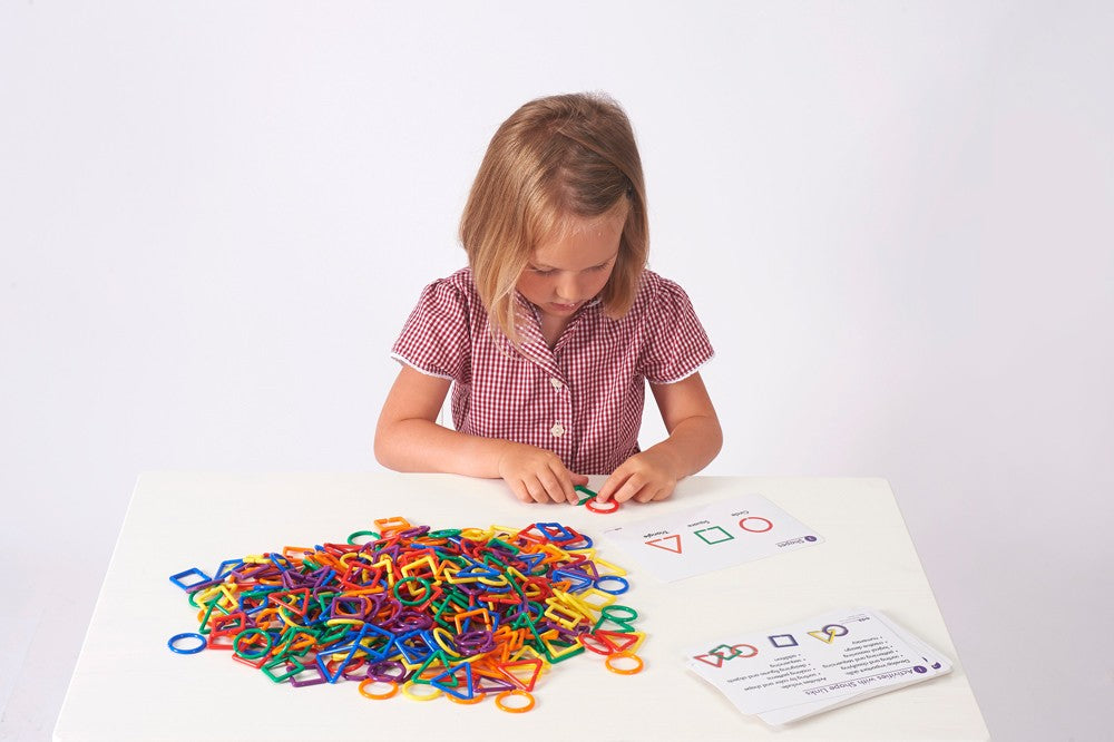 Shape links activity set. – Learning and Exploring Through Play