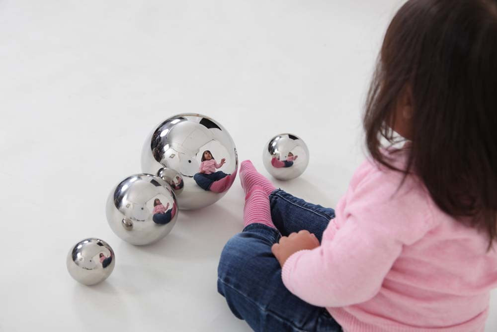 sensory reflective silver balls - 2