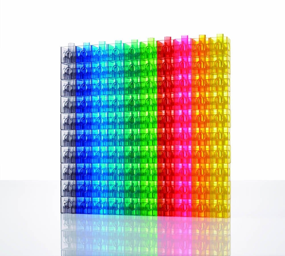 Translucent Linking Cubes - Pk100