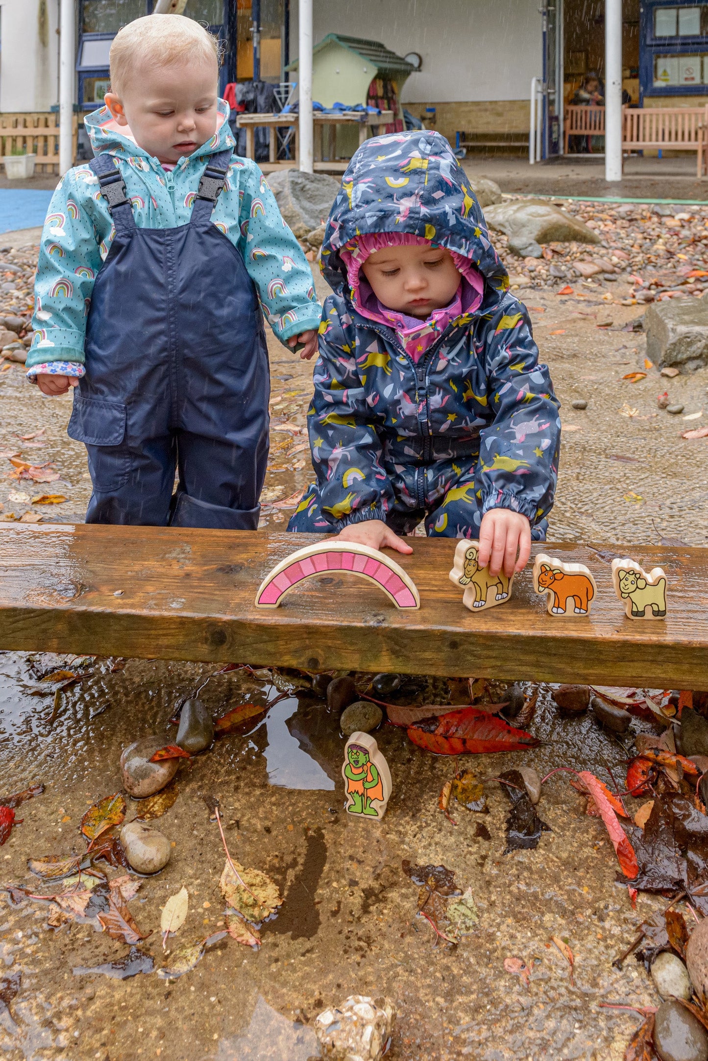 The Billy Goats Gruff Wooden Characters | Learning and Exploring Through Play