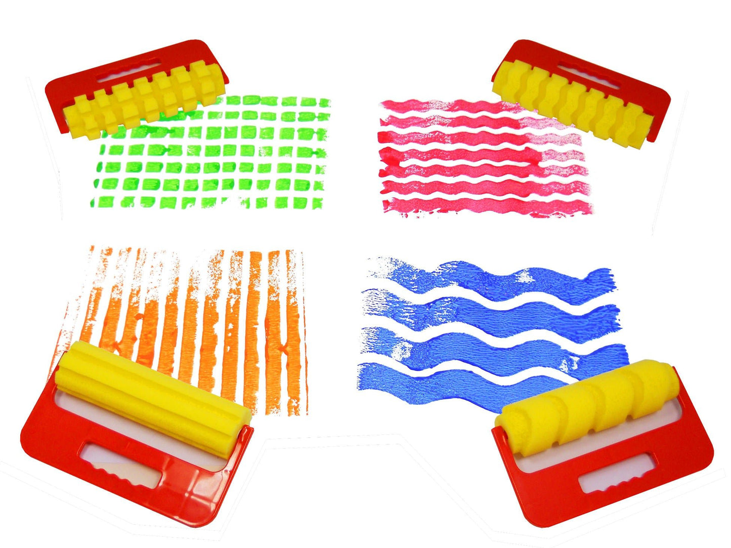 Giant Pattern Rollers (Set of 4) Learning and Exploring Through Play