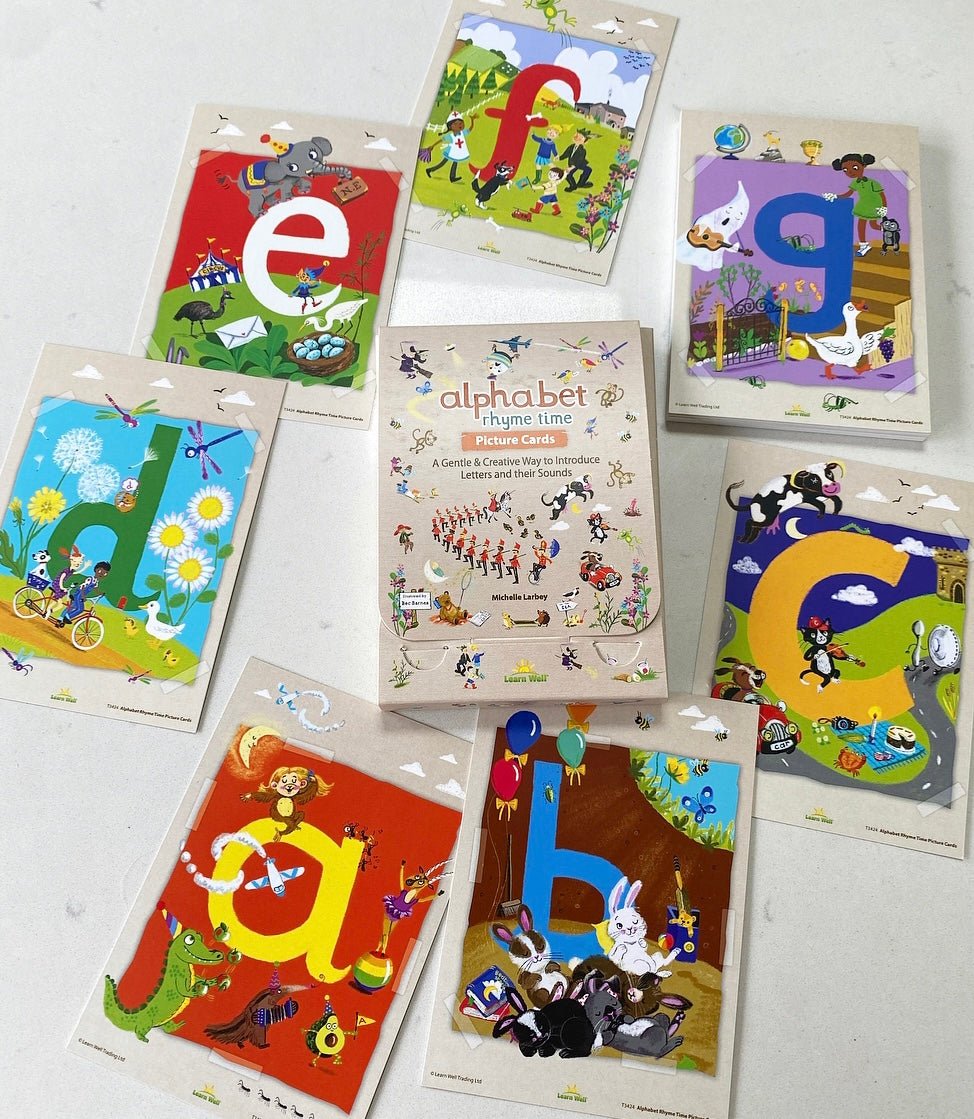 Alphabet Rhyme Time Picture Cards | Learning and Exploring Through Play