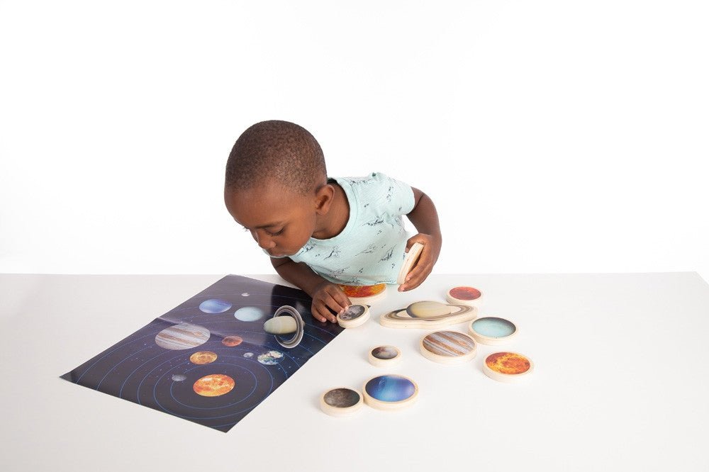 Wooden Solar System Discs | Learning and Exploring Through Play