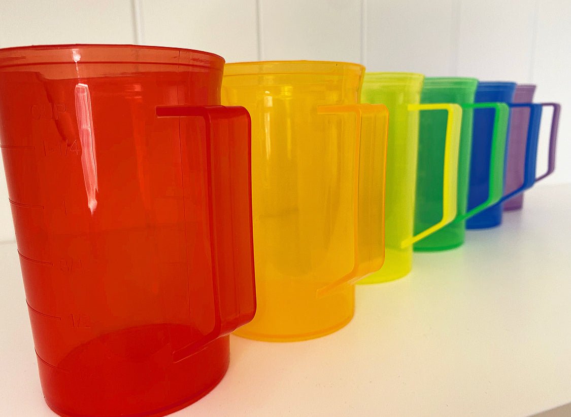 Translucent Colour Jug Set - Pk6 | Learning and Exploring Through Play