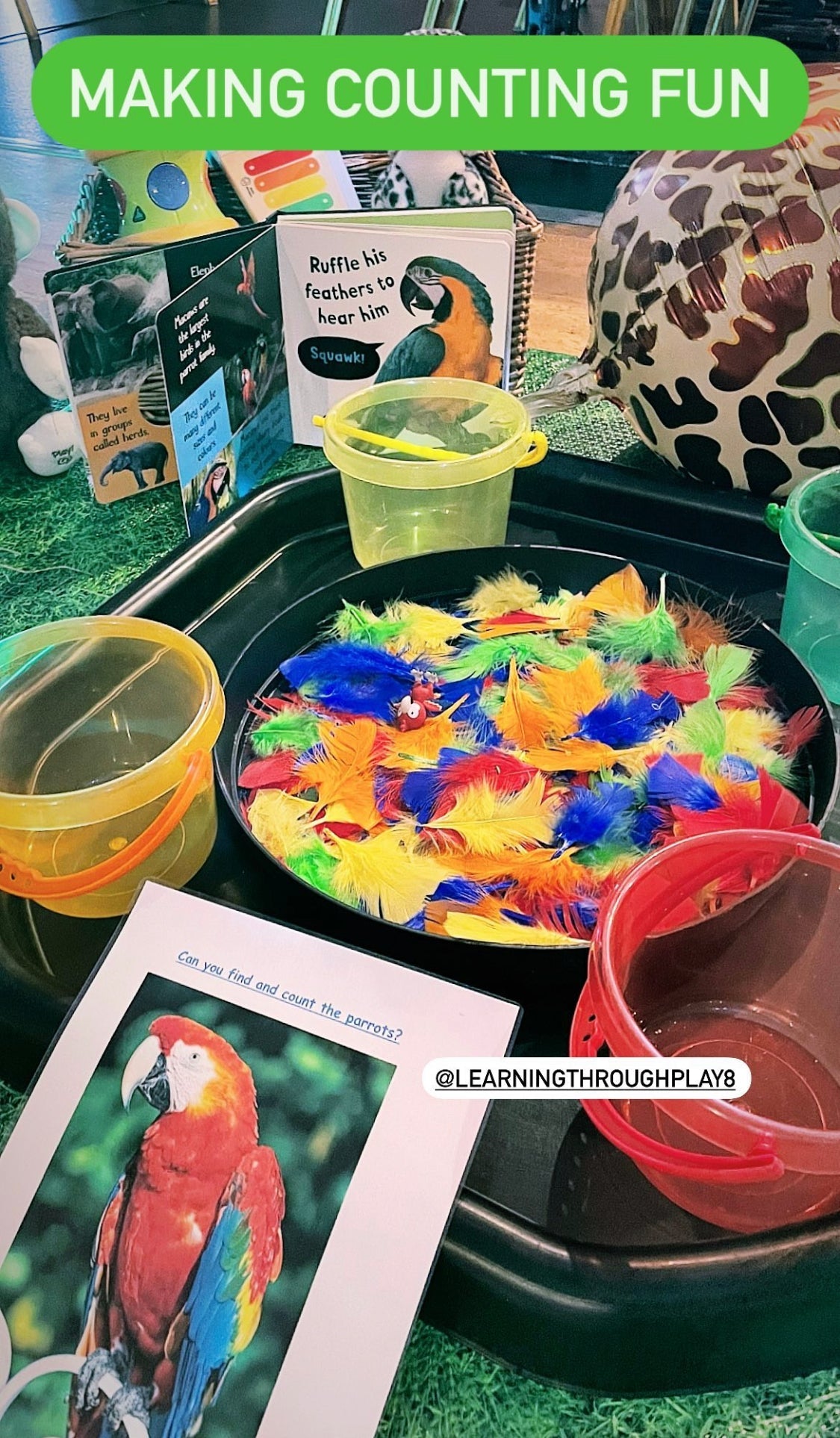 Translucent Colour Bucket Set - Pk6 | Learning and Exploring Through Play