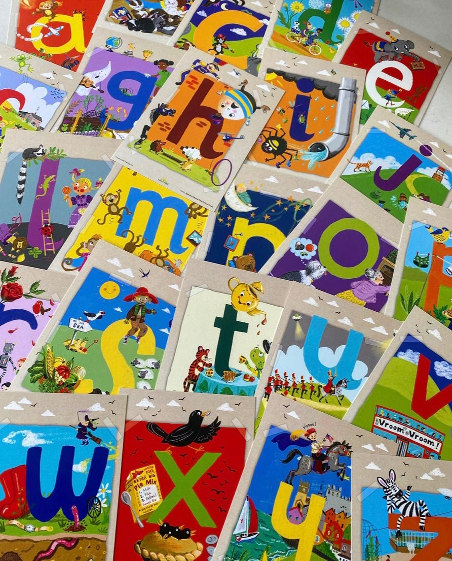 Alphabet Rhyme Time Picture Cards | Learning and Exploring Through Play