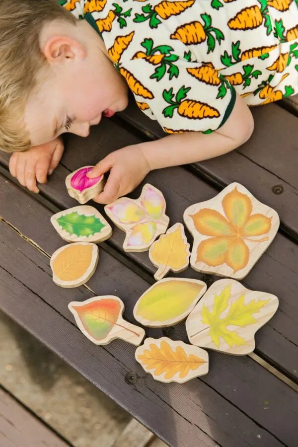 Stacking Leaves | Learning and Exploring Through Play